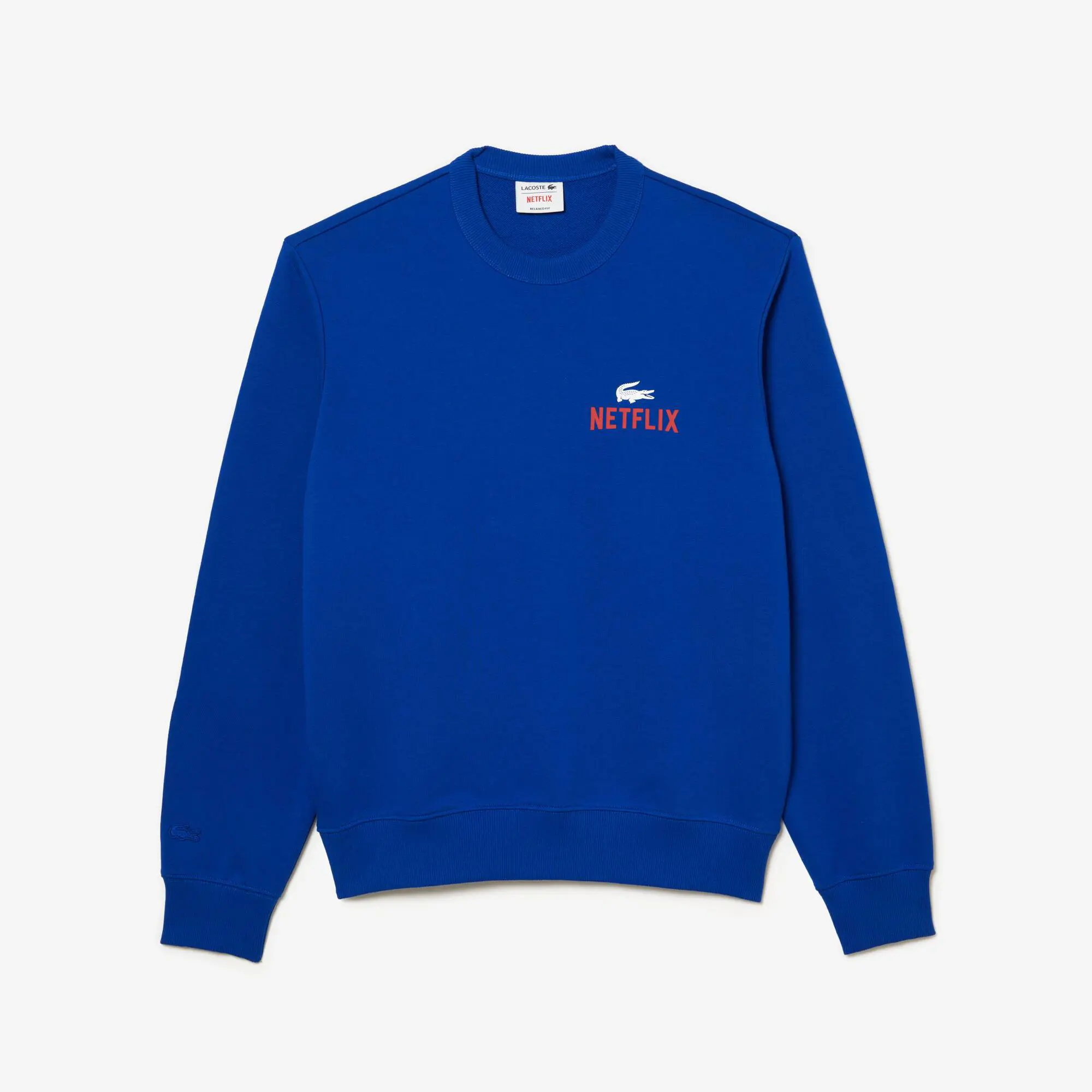 Lacoste Unisex LACOSTE x Netflix Sweatshirt mit Aufdruck. 2