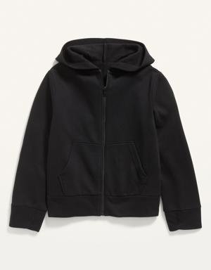 Gender-Neutral Zip Hoodie for Kids black