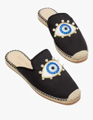 Azura Evil Eye Espadrille Mules