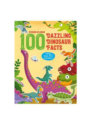 100 Facts Sticker and Learn Dazzling Dinosaur Facts