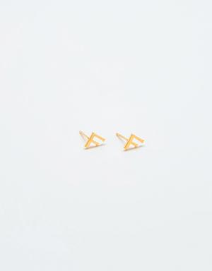 Gap Gold Initial Earrings gold