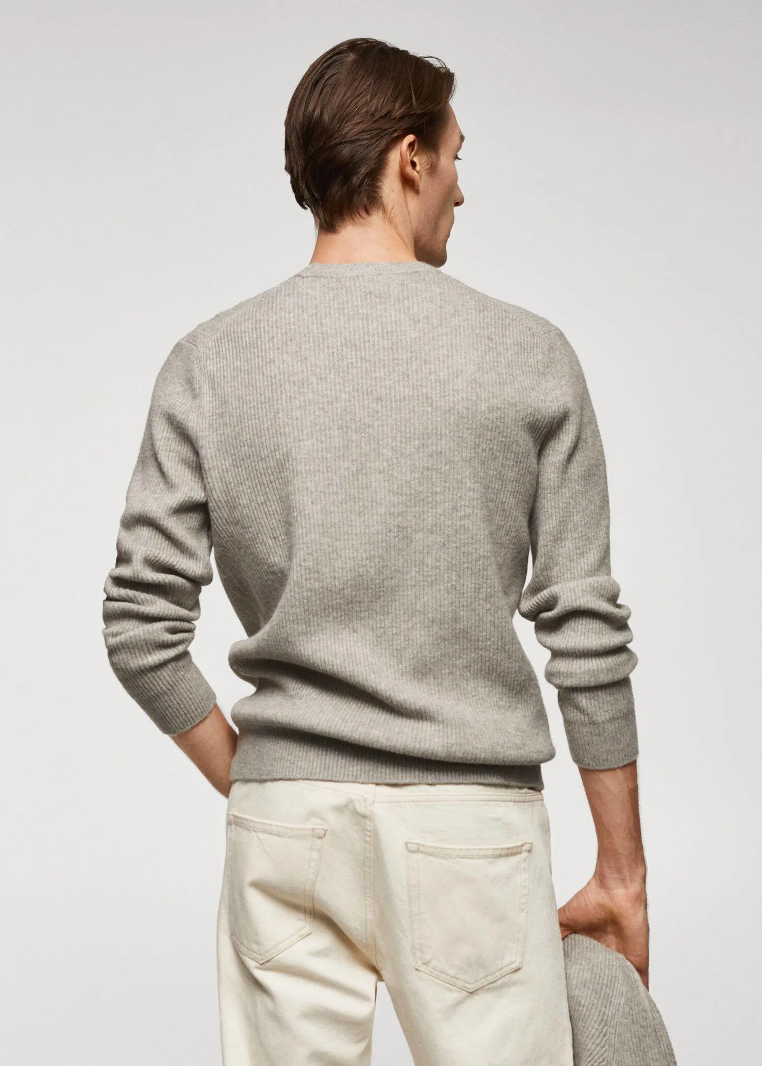 Mango Ribbed wool-blend sweater. 3