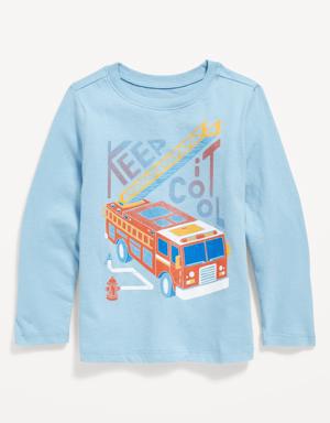 Unisex Long-Sleeve Graphic T-Shirt for Toddler multi