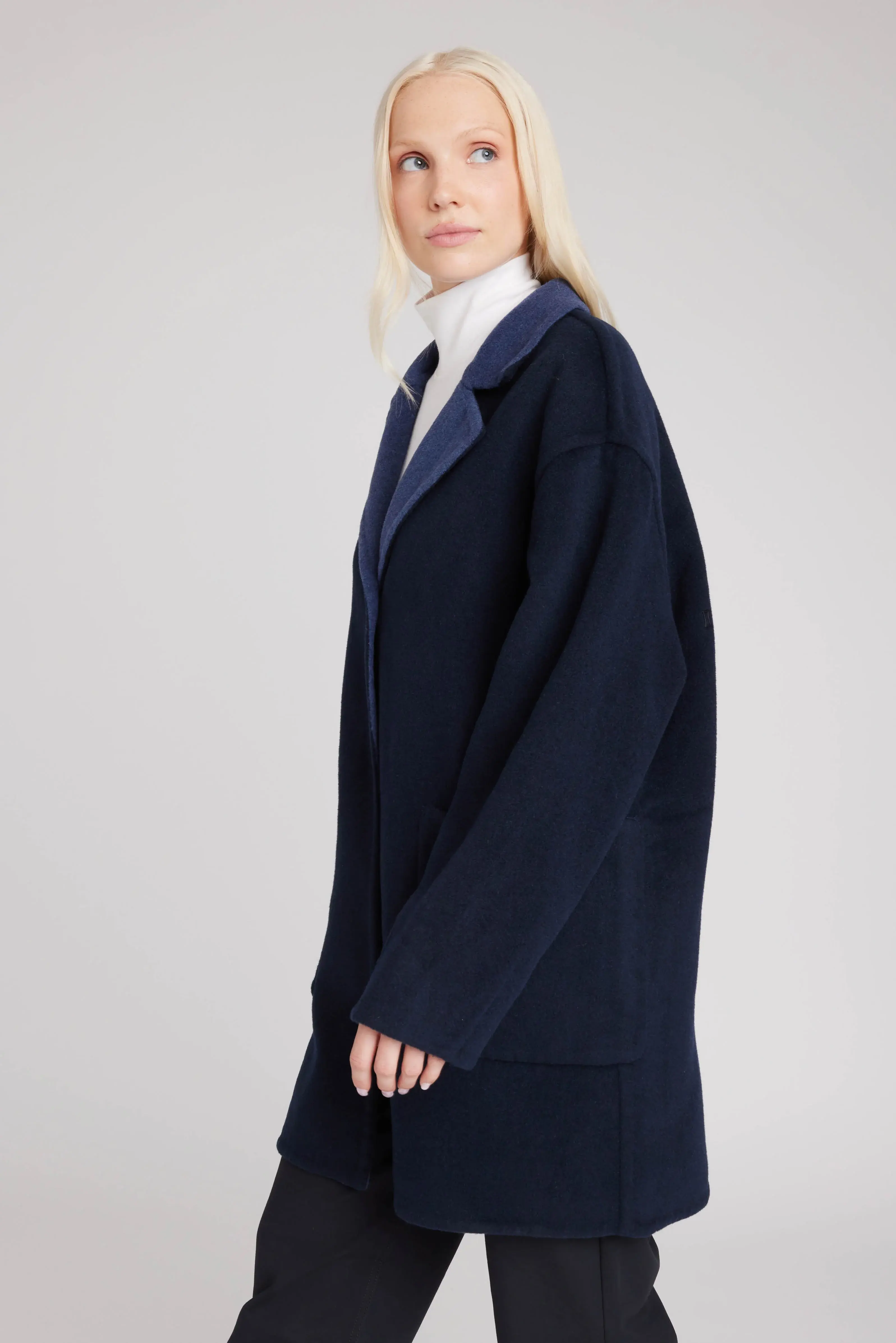 Kit And Ace Joy Double Wool Coat. 1