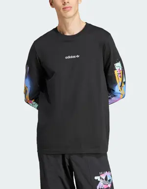 Adidas Retro Graphic Long Sleeve Tee