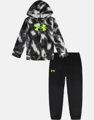 Infant Boys' UA Pique Fleece Valley Etch Zip-Up Hoodie Set