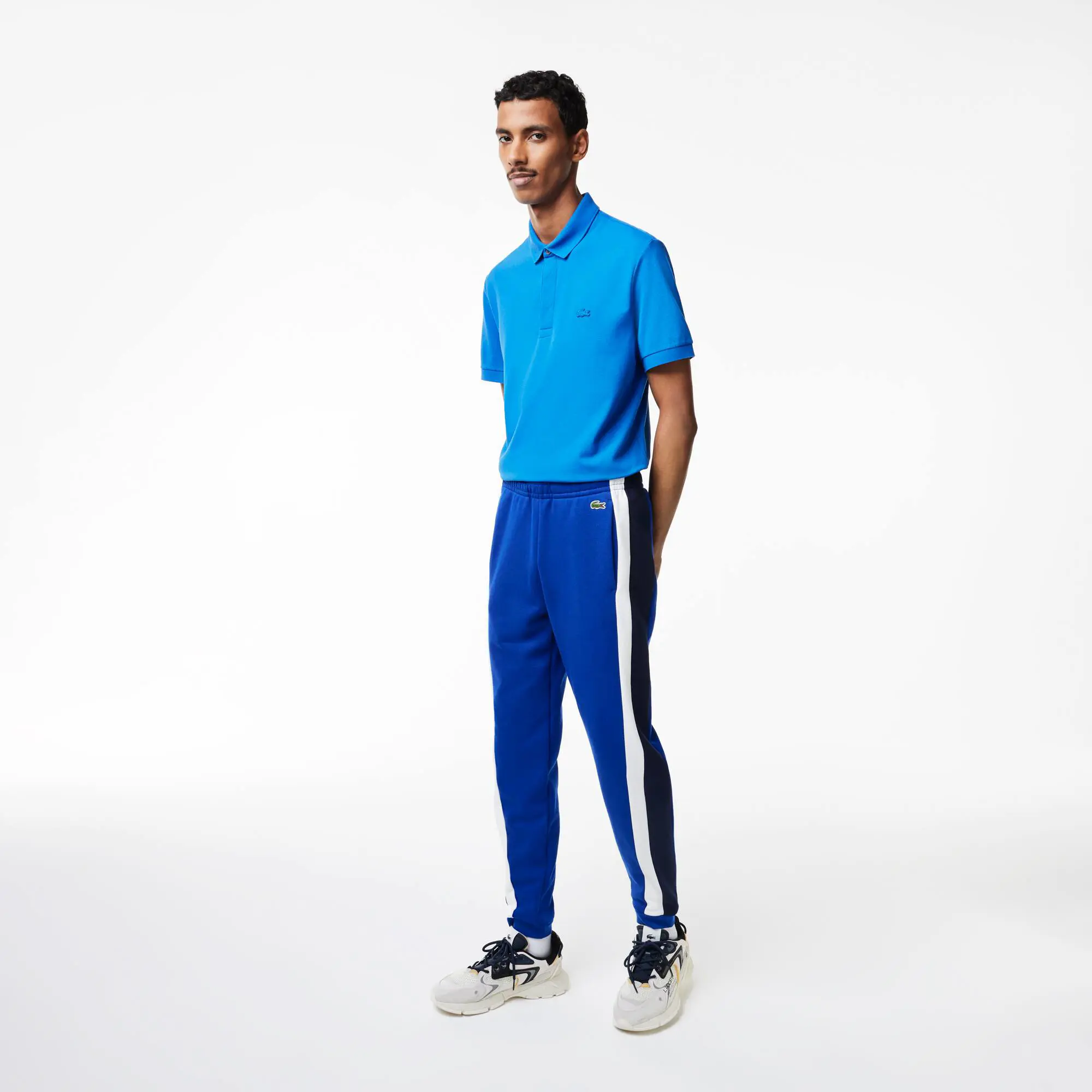 Lacoste Men’s Lacoste Colourblock Track Pants. 1