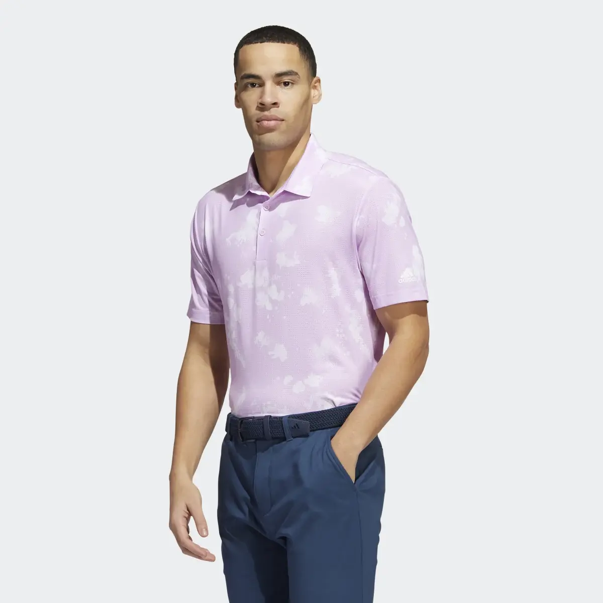 Adidas Splatter-Print Polo Shirt. 2