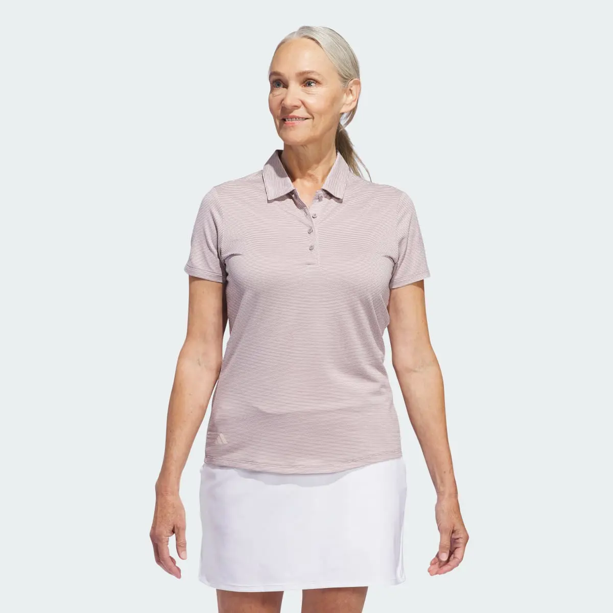 Adidas Women's Ottoman Short Sleeve Polo Shirt. 2