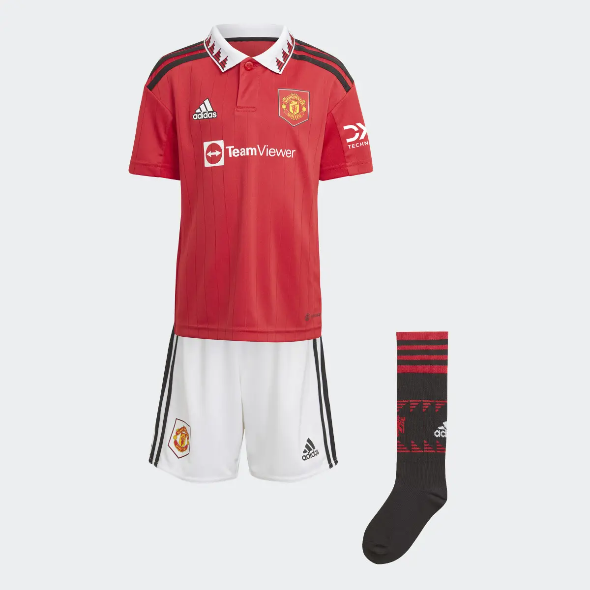 Adidas Manchester United 22/23 Home Mini Kit. 1