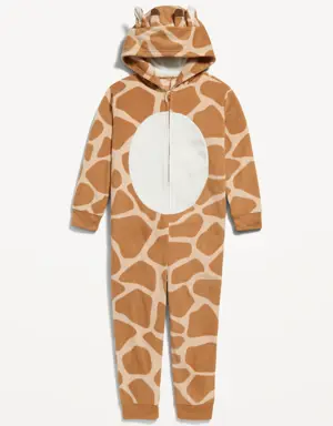 Gender-Neutral Giraffe One-Piece Costume for Kids multi