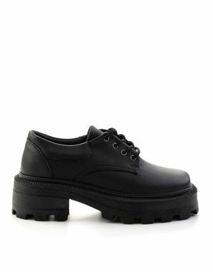 Siyah Kadın Oxford Ayakkabı K01975000109