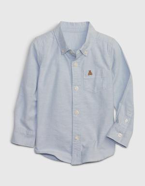 Gap Toddler Oxford Shirt blue