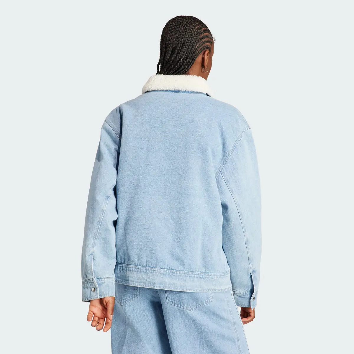 Adidas Neutral Court Denim Jacket. 3