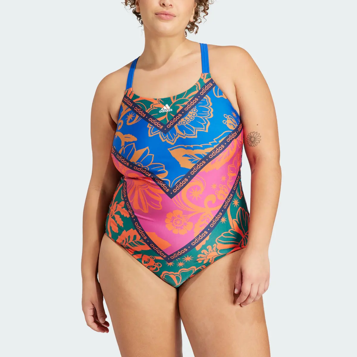 Adidas x FARM Rio Swimsuit (Plus Size). 1