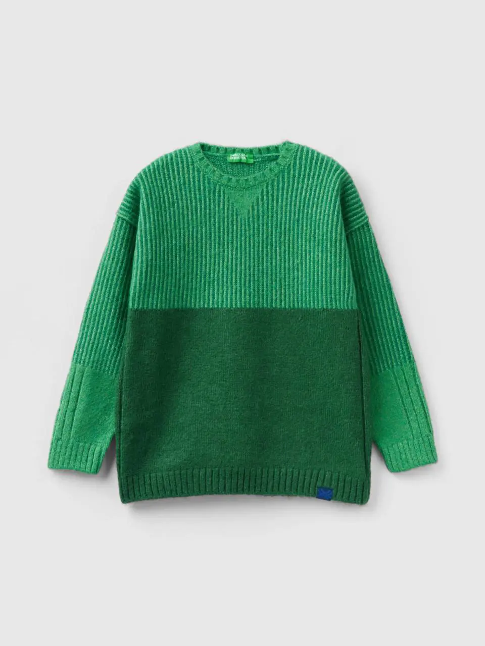 Benetton regular fit chenille sweater. 1