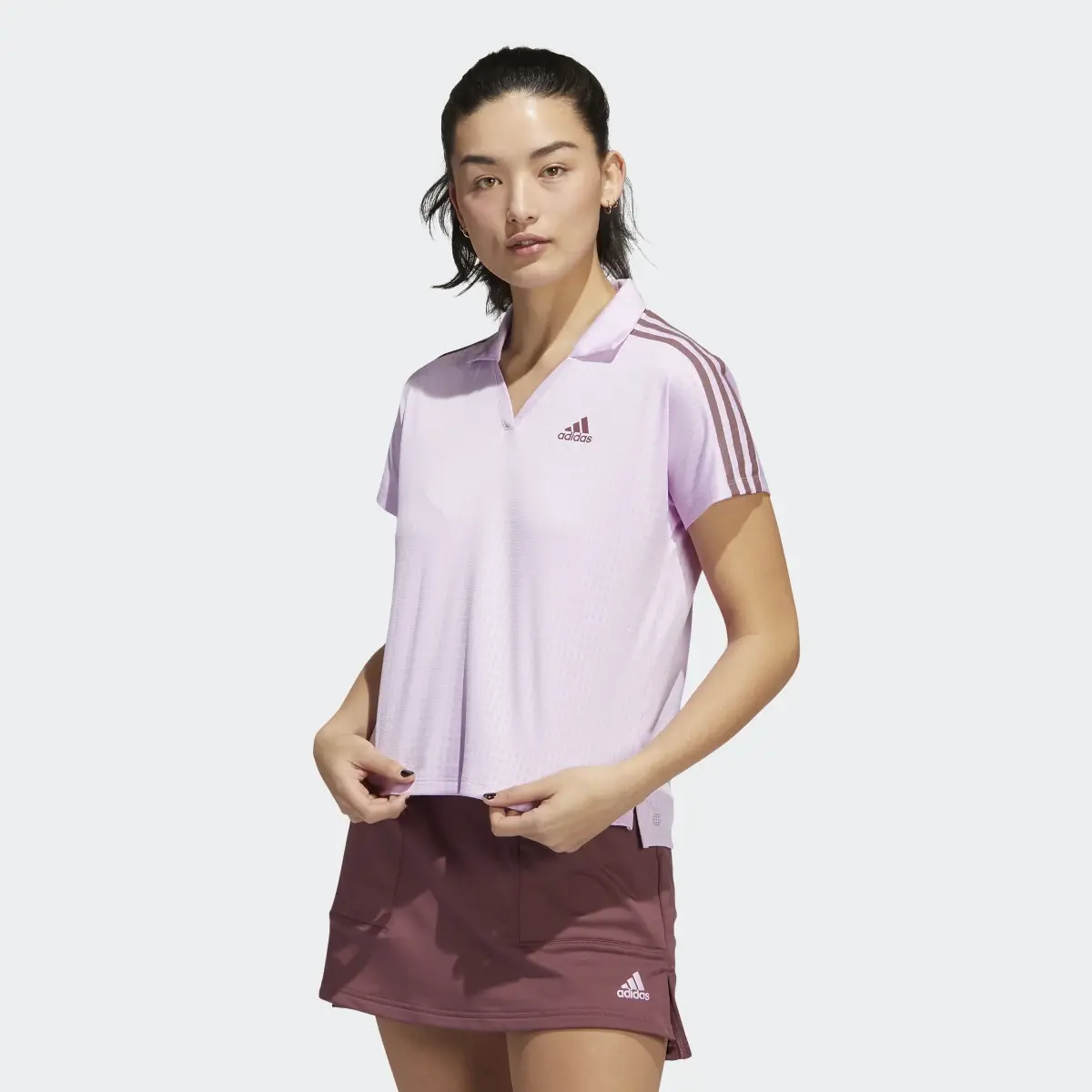 Adidas 3-Streifen Poloshirt. 2