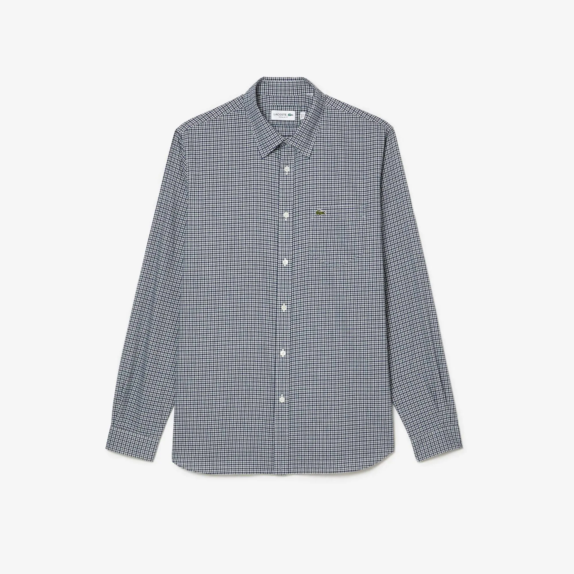 Lacoste 2024 plaid shirt