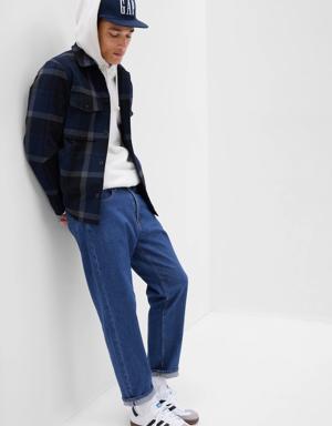 Relaxed Taper Jeans in GapFlex blue