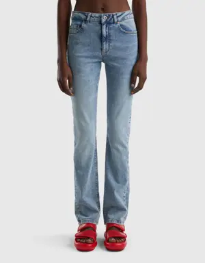 five-pocket bootcut jeans