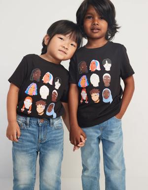 Project WE Matching Graphic T-Shirt for Toddler black