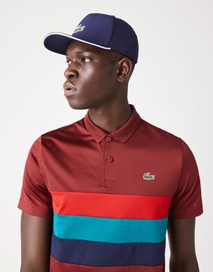 Men's Lacoste SPORT Tricolour Stripe Golf Polo