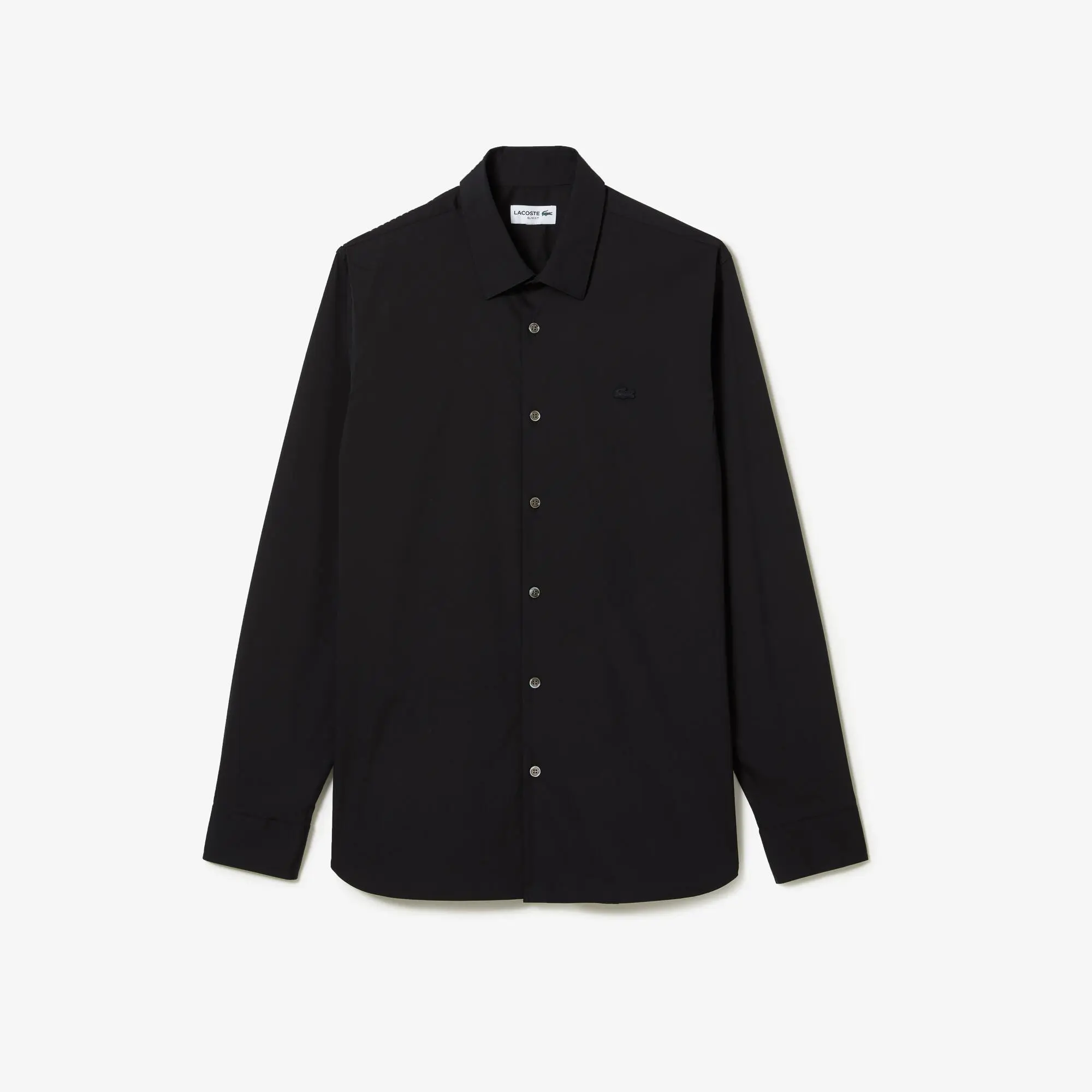 Lacoste Men's Lacoste Slim Fit French Collar Cotton Poplin Shirt. 2