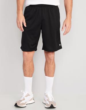 Go-Dry Mesh Shorts -- 9-inch inseam black