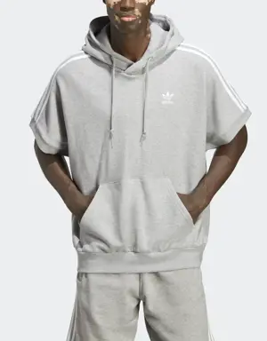 Adidas Sweat-shirt à capuche manches courtes Adicolor Classics