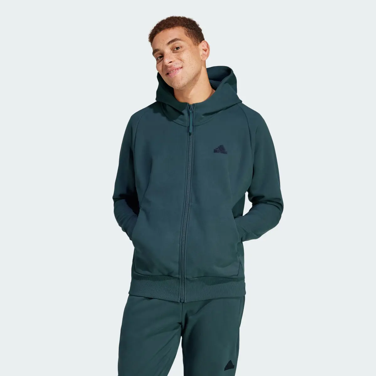 Adidas Bluza dresowa Z.N.E. Winterized Full-Zip Hooded. 2