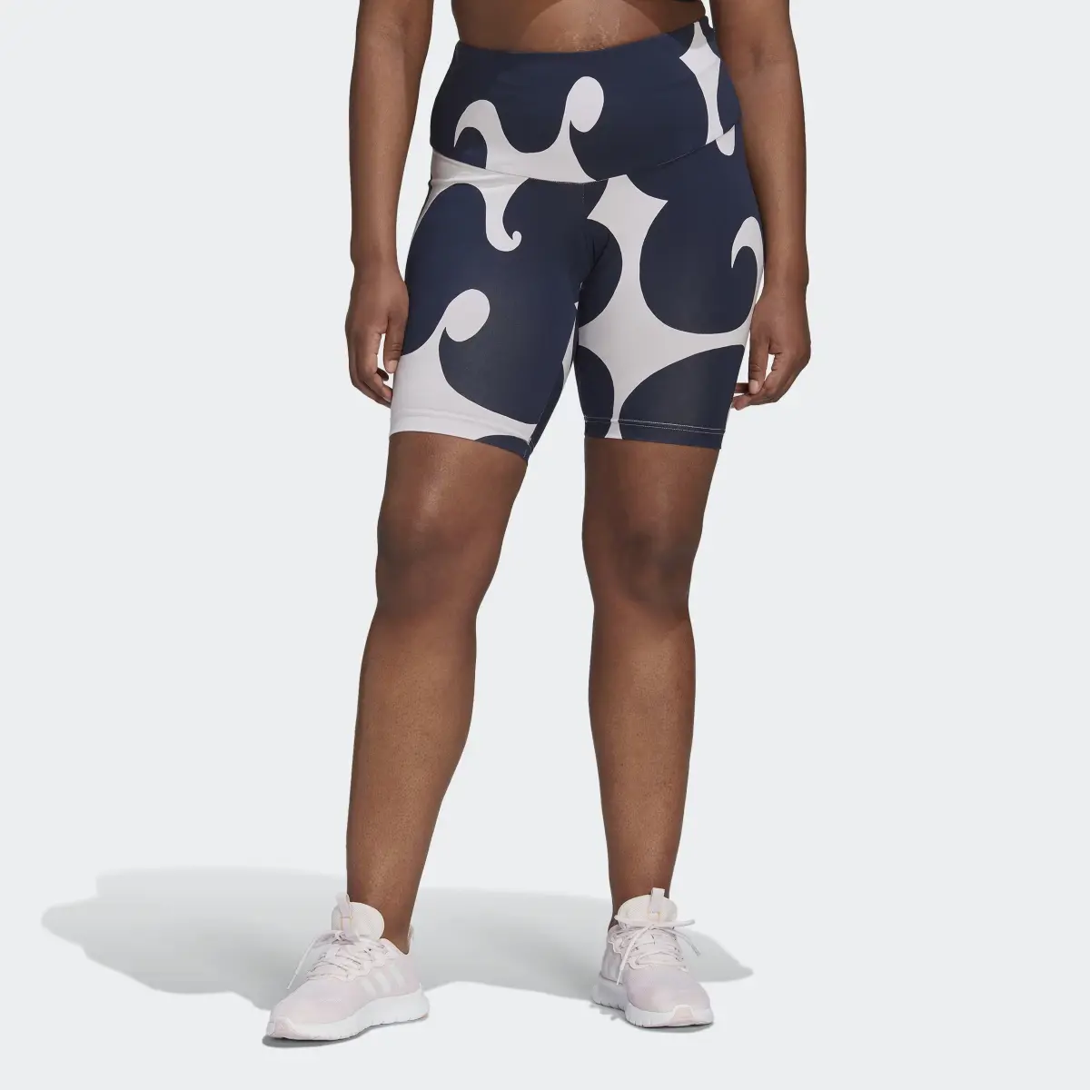 Adidas Mallas cortas Marimekko Rib Knee-Length (Tallas grandes). 1