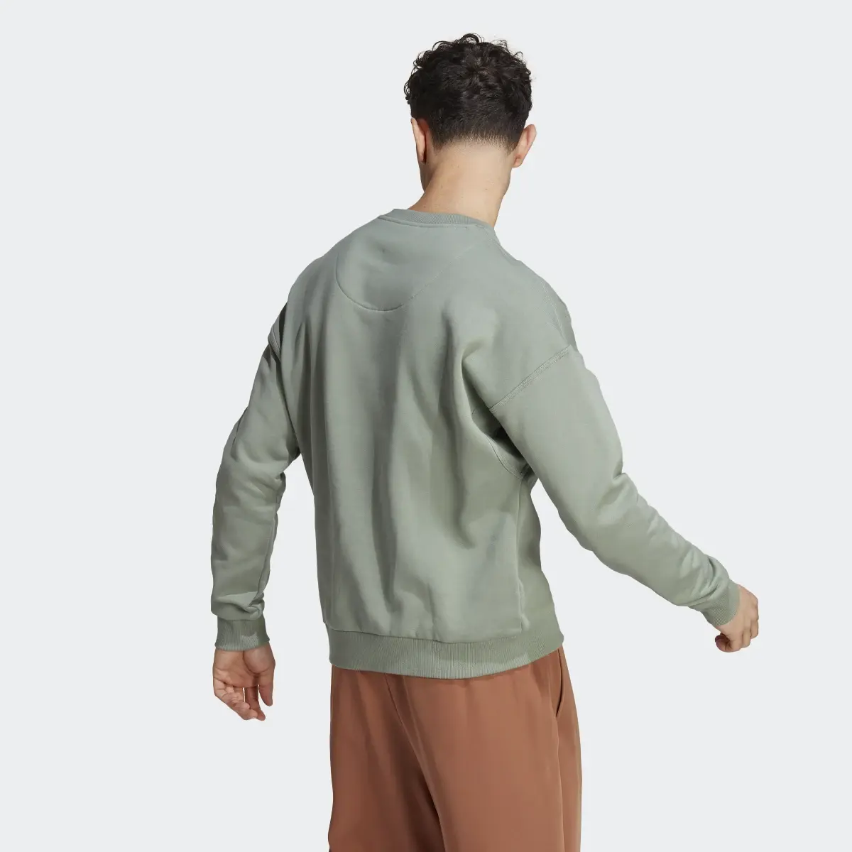 Adidas Lounge Fleece Sweatshirt. 3