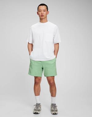 Gap 7" French Terry Shorts with E-Waist green