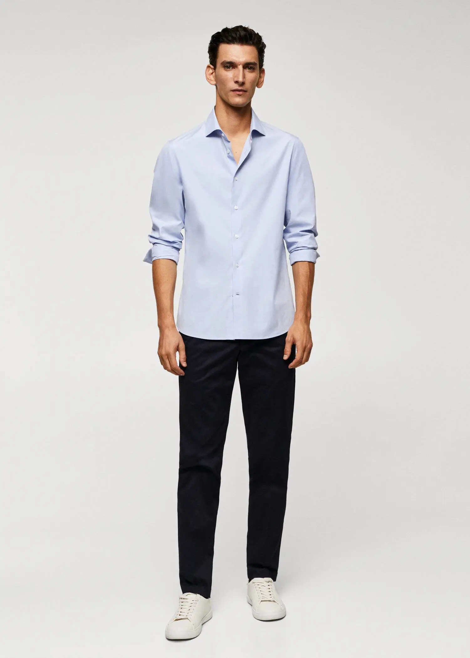 Mango Slim Fit-Hemd aus 100 % Baumwolle. 2