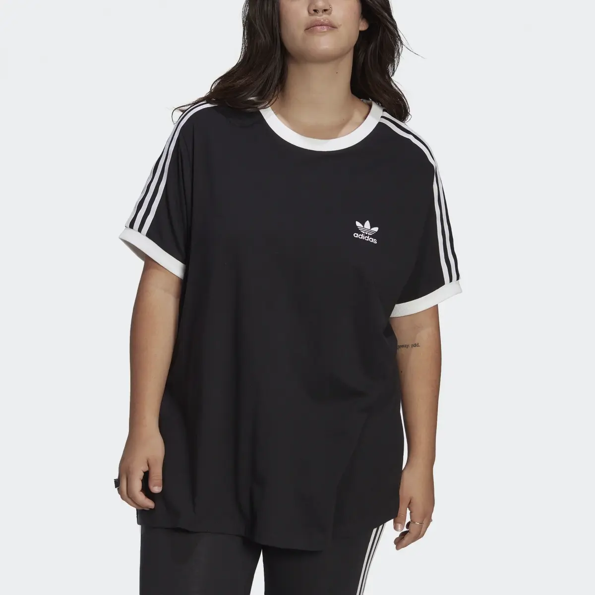 Adidas Adicolor Classics 3-Stripes Tee (Plus Size). 1