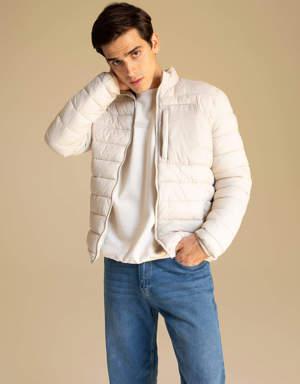Rüzgar Geçirmez Su itici Slim Fit Geri Dönüşümlü Mont