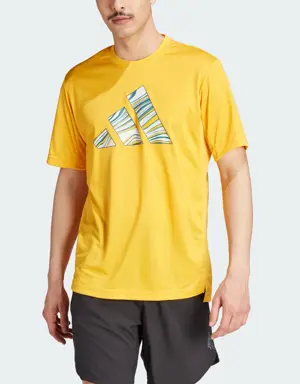 Adidas Playera Graphic HIIT Slogan Training