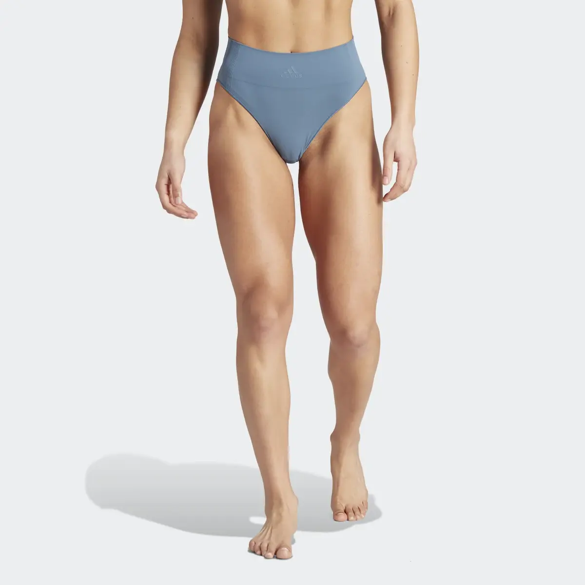 Adidas Active Seamless Micro-Stretch Hi-Leg Underwear. 1