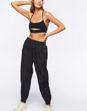 Forever 21 Active High Rise Joggers Black