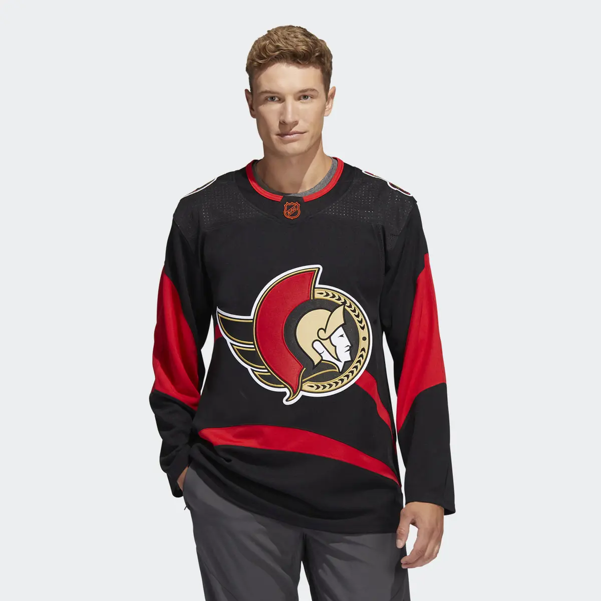 Adidas Senators Authentic Reverse Retro Wordmark Jersey. 2