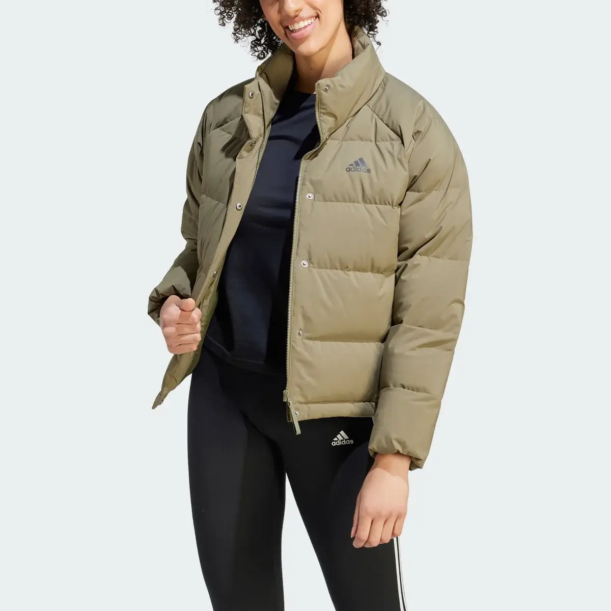 Adidas Helionic Relaxed Down Jacket. 1