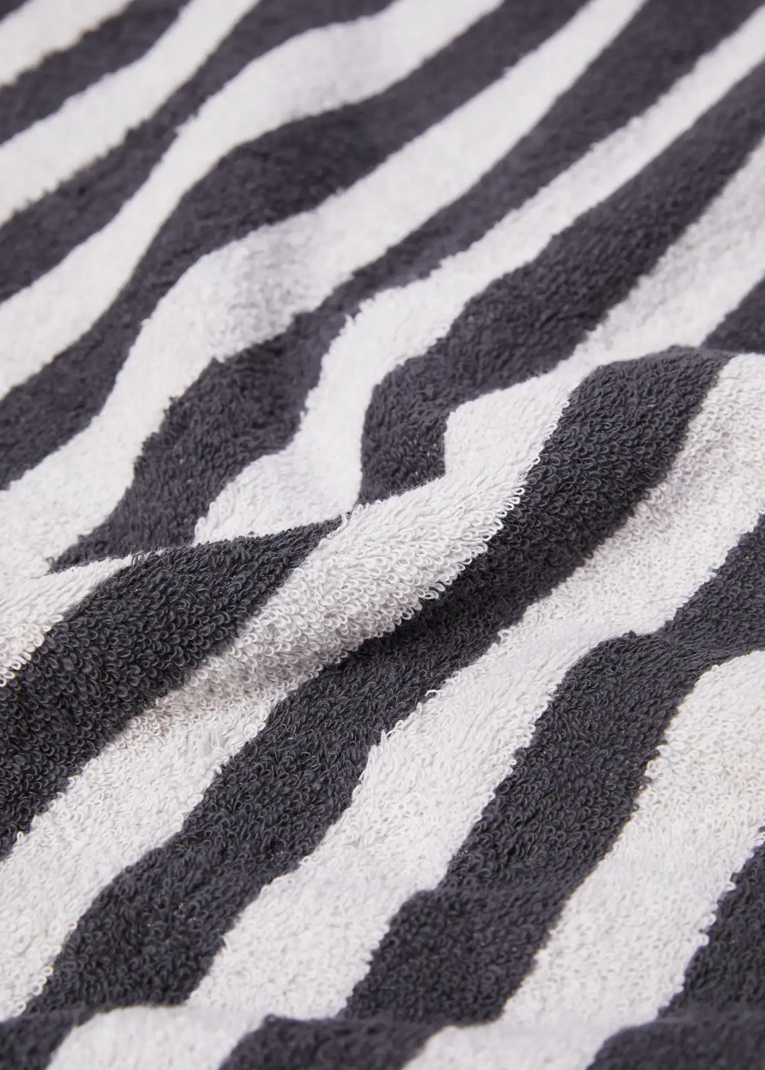 Mango 100% cotton striped beach towel 100x180cm. 2