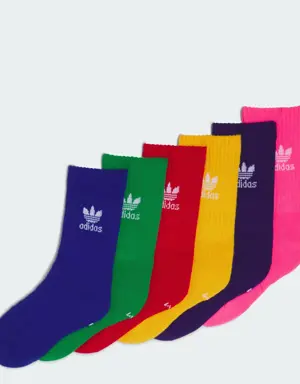 Adidas Trefoil Crew Socks 6 Pairs