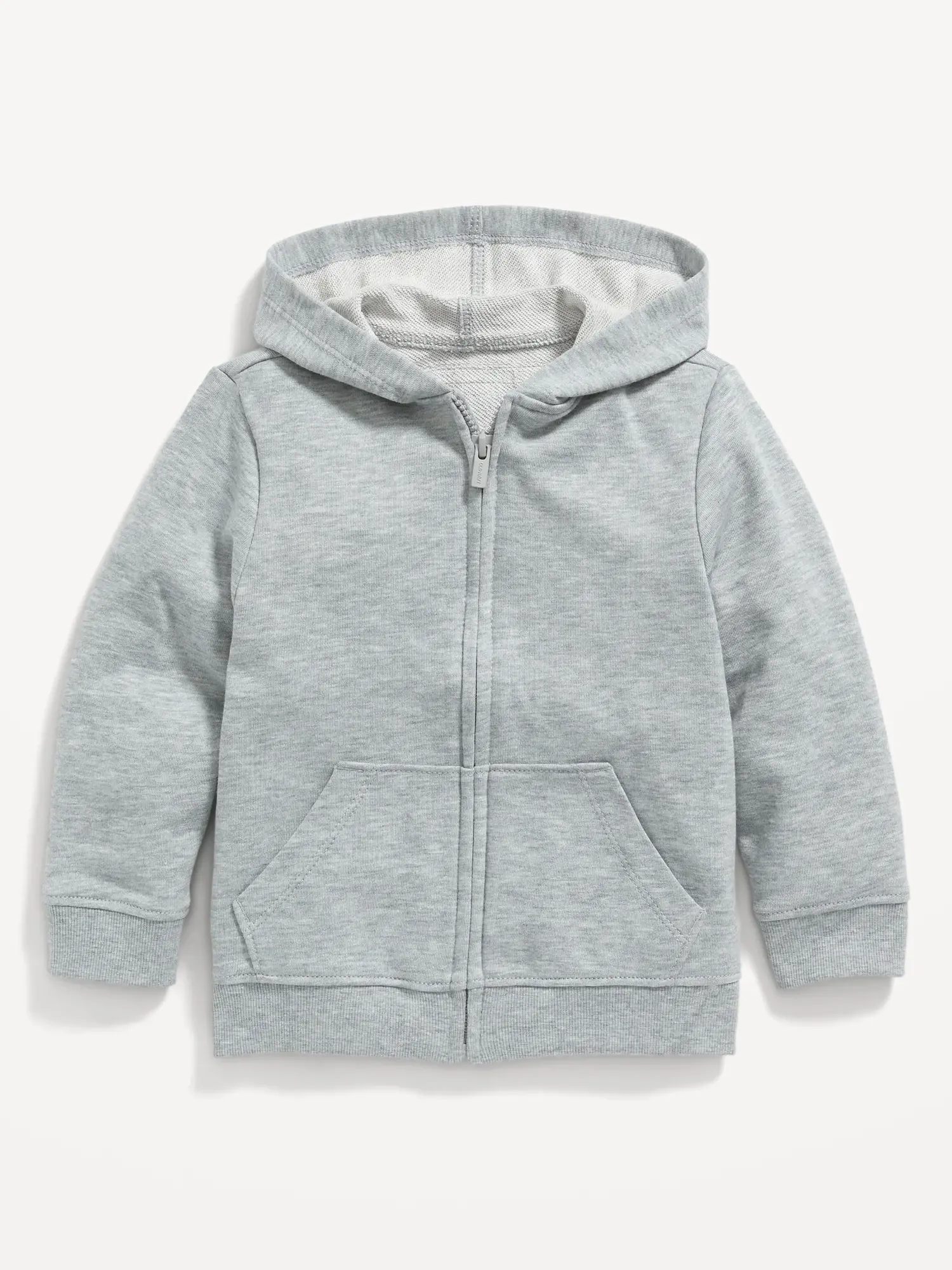 Old Navy Unisex Zip-Front Hoodie for Toddler gray. 1