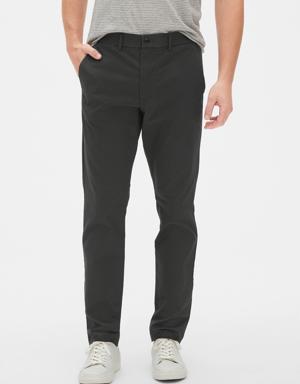 Modern Khakis in Athletic Taper with GapFlex black