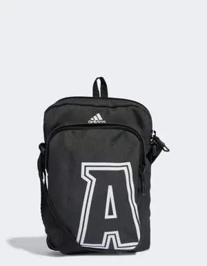 Classic Brand Love Initial Print Organizer Bag
