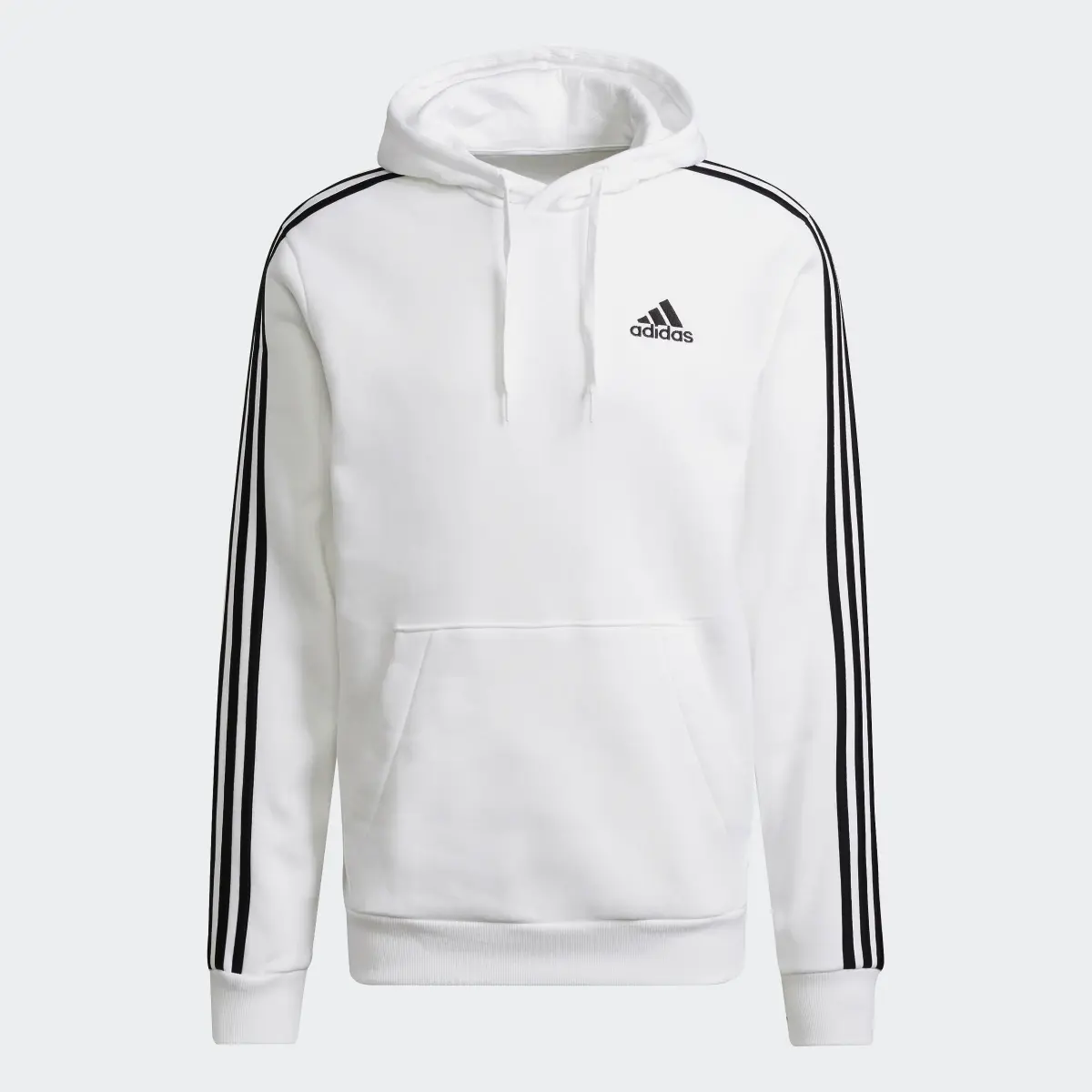 Adidas Essentials Fleece 3-Stripes Hoodie. 1