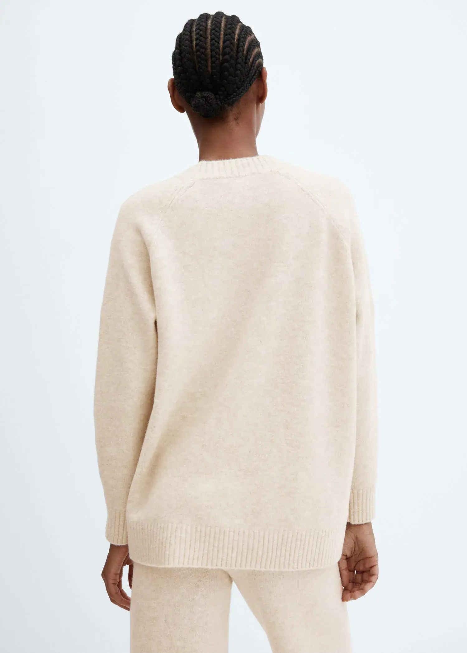 Mango Oversize knit sweater. 3
