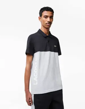 Lacoste Regular Fit Stretch Cotton Colourblock Polo Shirt