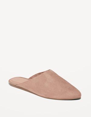 Old Navy Faux-Suede Mule Shoes for Women beige